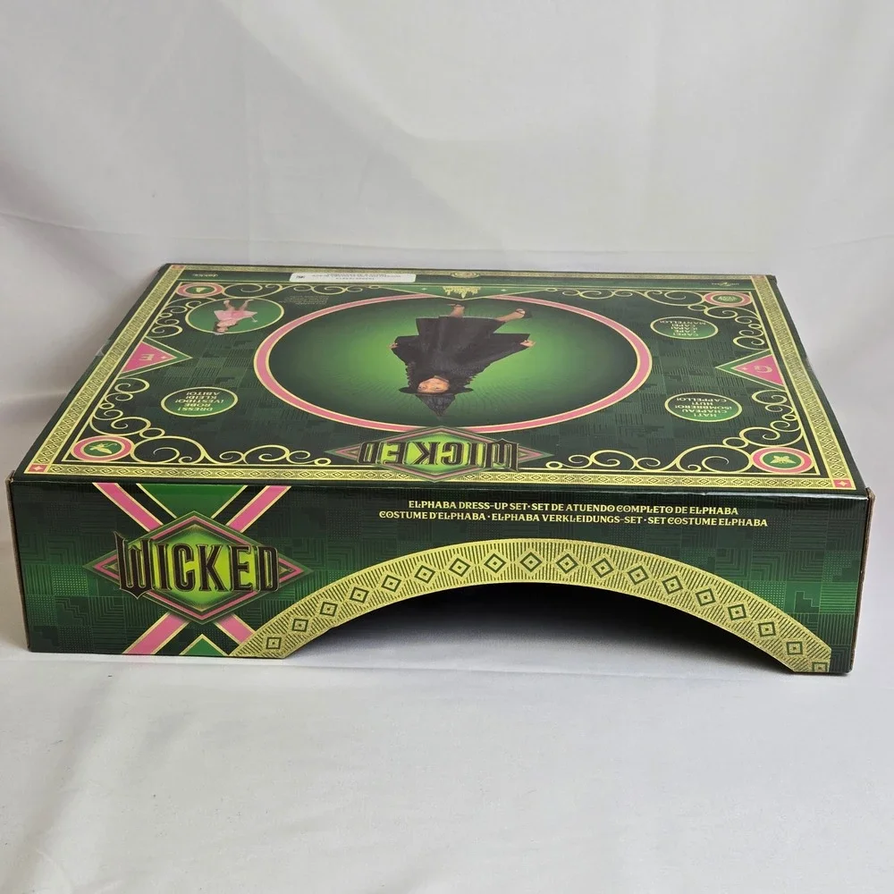 Universal's Wicked Deluxe Elphaba Black Dress & Accessories‎ Dress Up Set, New